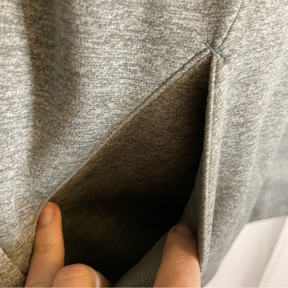 NIKE DRI FIT Men’s Gray Hoodie Hand Muff Size Small - Picture 5 of 11